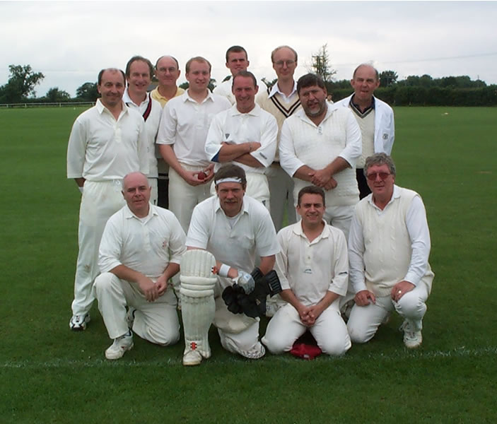 The Badgers before the Sunday game of the 2000 tour